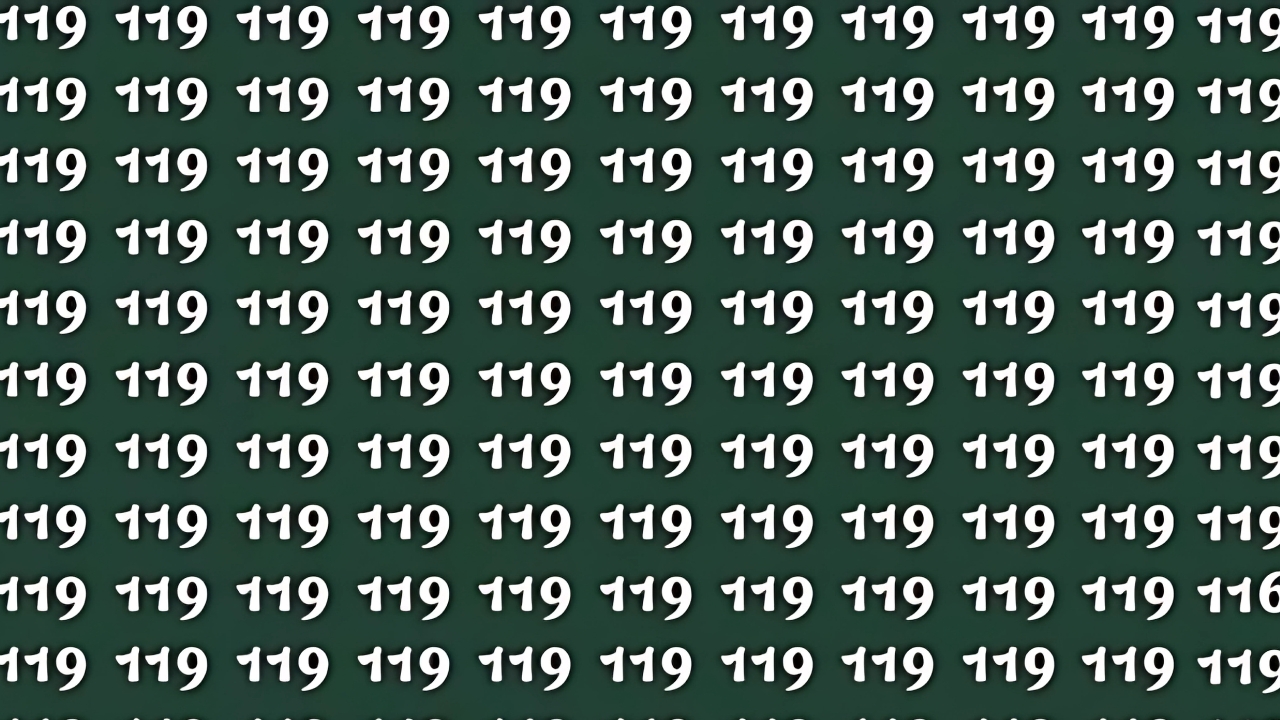 Find Hidden Number 116