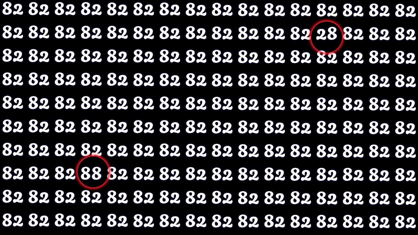 Hidden Numbers 28 