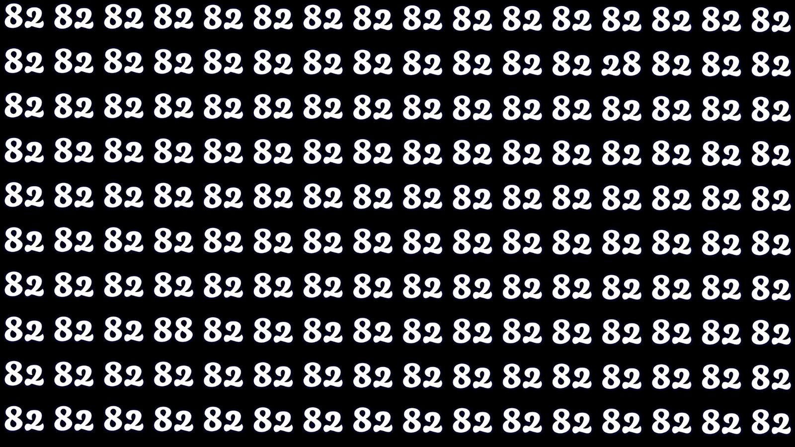 Hidden Numbers 28