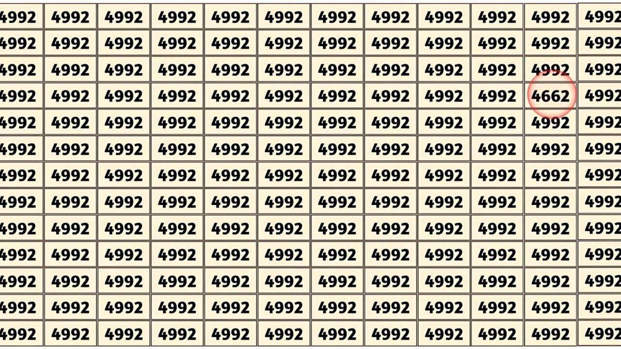 Find the Number 4662