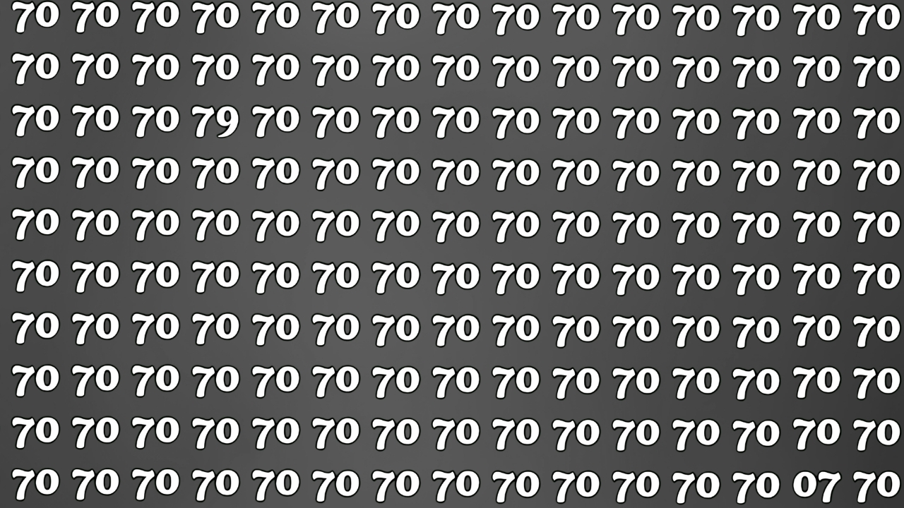Find Hidden Numbers 07 and 79