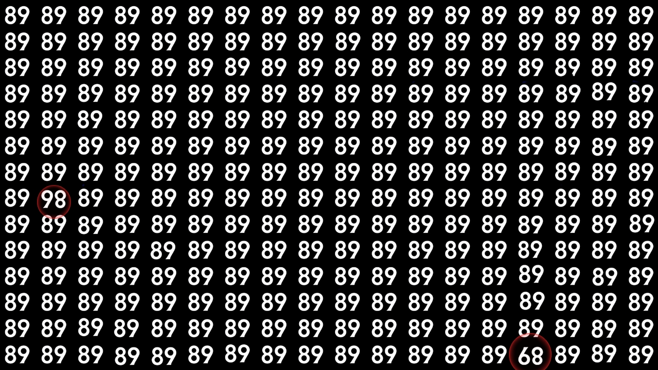 Inverted Numbers 86